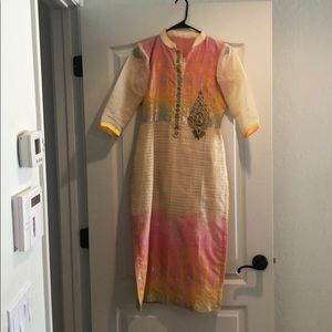 Punjabi suit with tight pants